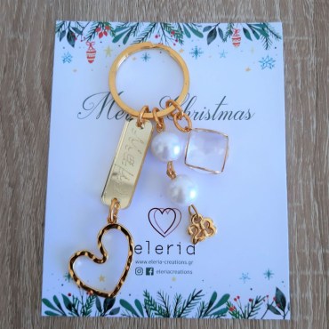 Keychain-Mother-Gold-Heart-3